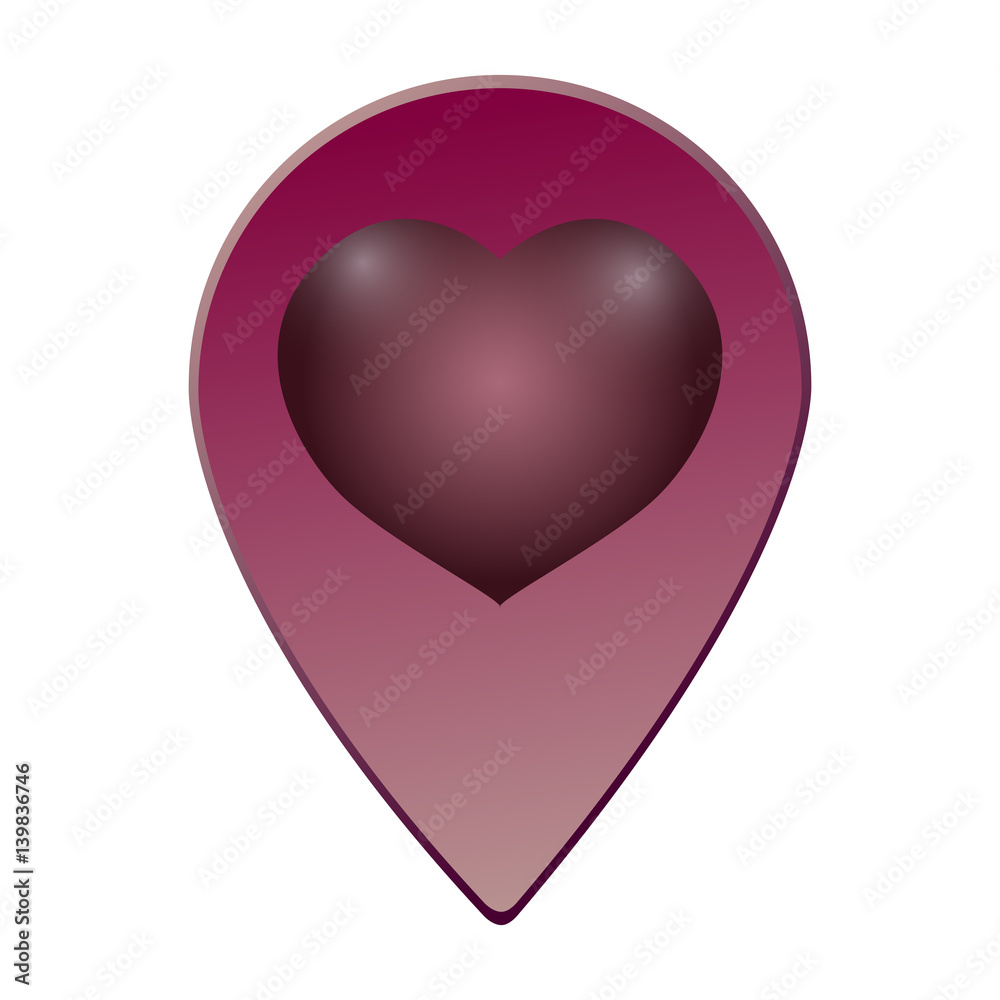 Isolated map pin Isolated map pin