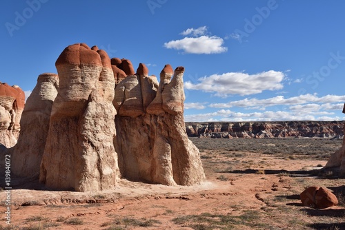 Blue Canyon, section of Moenkopi Wash in northeast Arizona photo