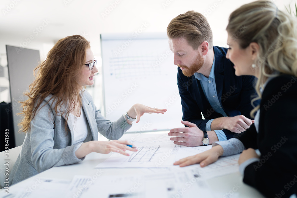 Business meeting and teamwork by business people