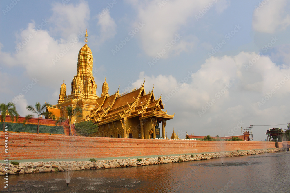 Naklejka premium temple of thailand