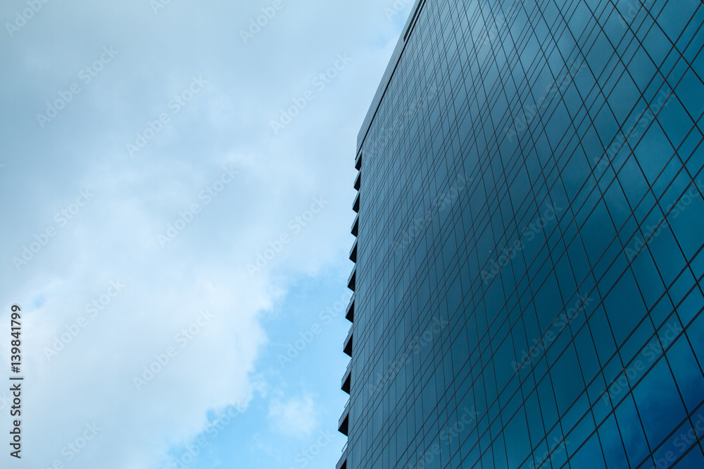 Fototapeta premium High-rise buildings and blue sky