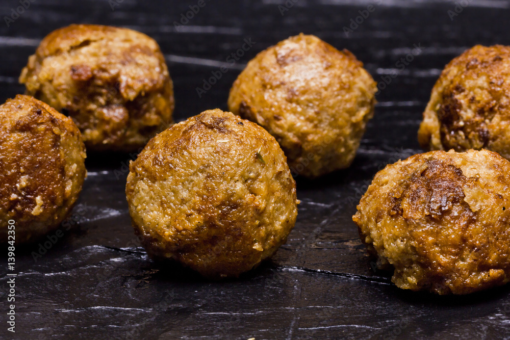 cooked vegan meatballs with tofu and seitan cooked vegan meatballs with tofu and seitan