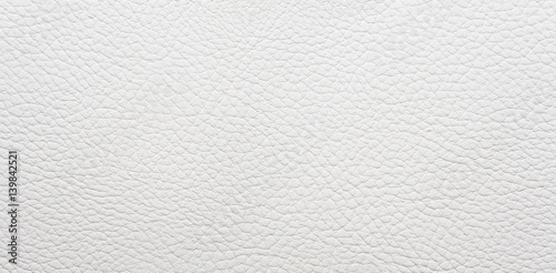White leather background. Panorama.