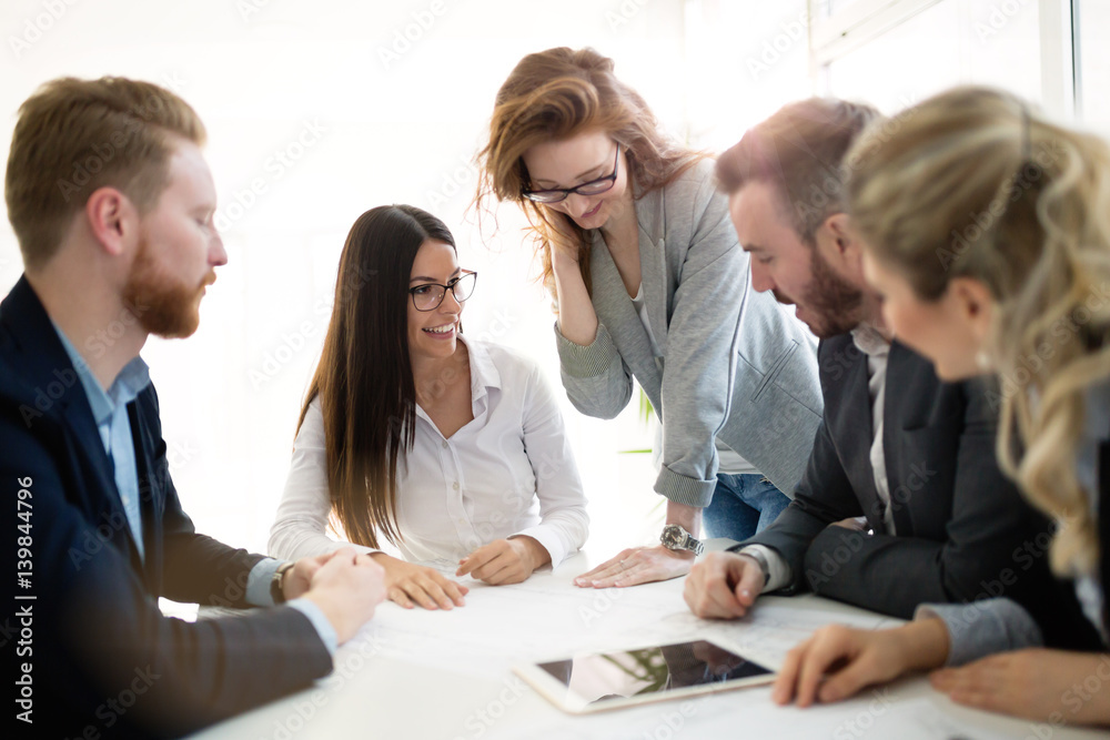 Business meeting and teamwork by business people
