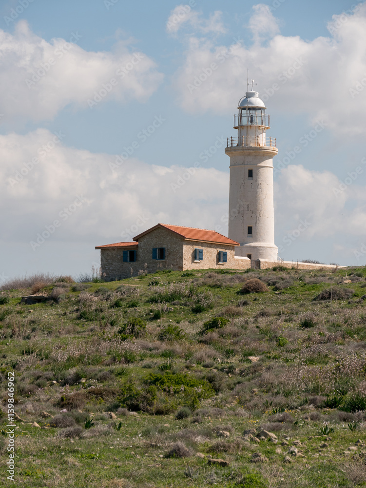 View of Paphos Archaeological Park in Cyprus