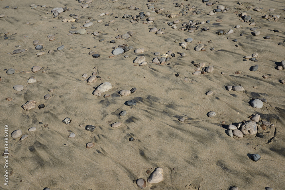 stones on the sand stones on the sand