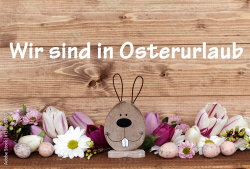 Wir sind im Osterurlaub