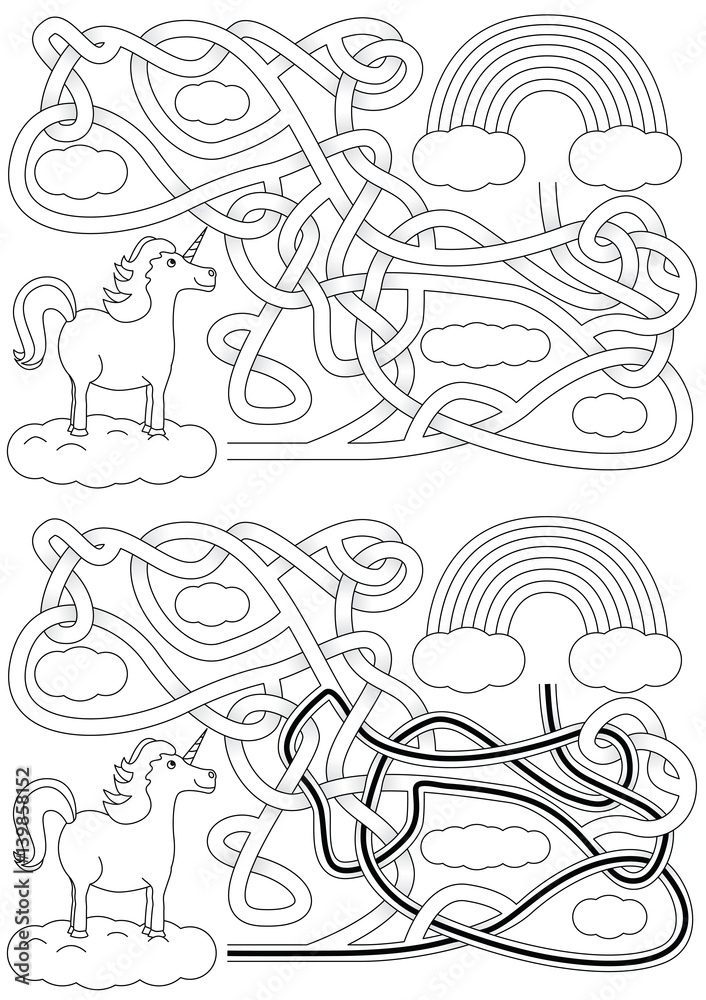 Unicorn maze