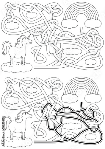 Unicorn maze