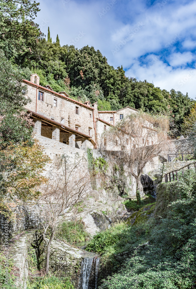 Sanctuary of Le Celle in Cortona Tuscany, Italy