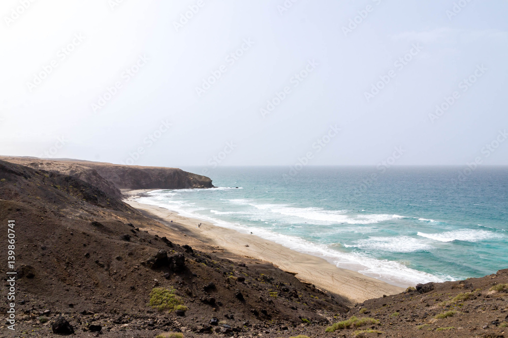  Surfers beach, Playa del Viejo Rey near La Pared, Fuerteventura, Spain