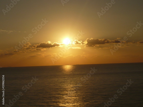 Beautiful sunset over the sea © Sandra