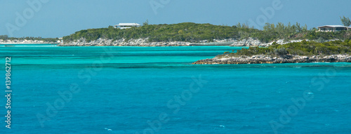 Fototapeta Naklejka Na Ścianę i Meble -  The blue at Bahamas