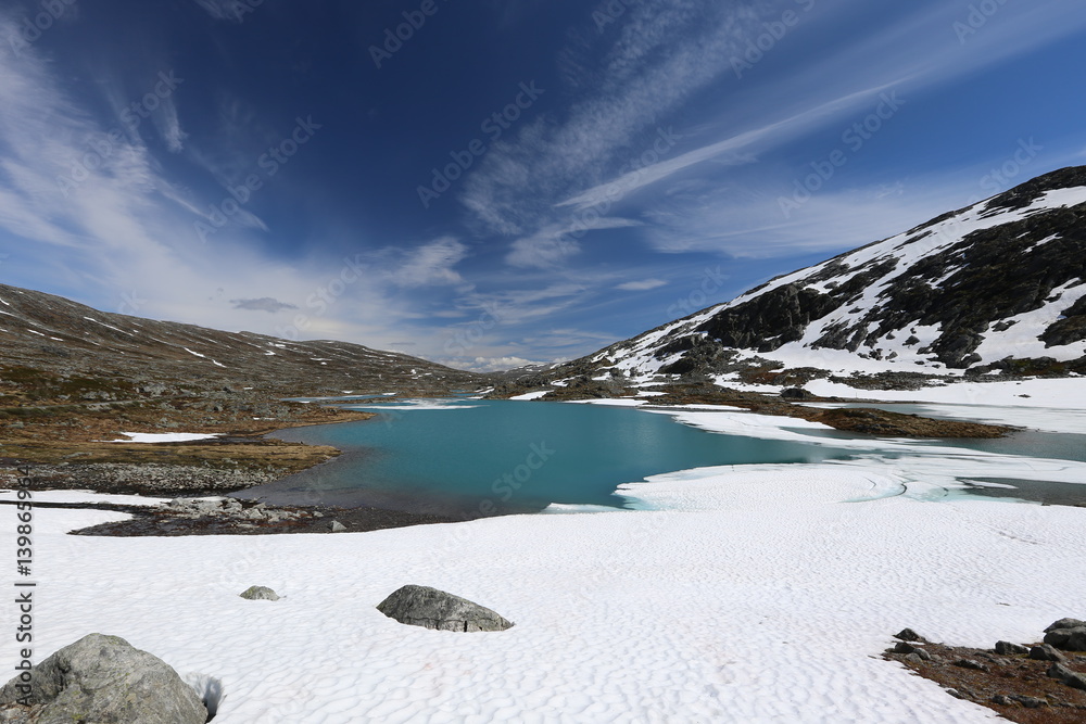 Fototapeta premium Norwegen, Saudavegen