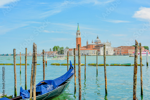 panoramic view of the lagoon city of Venice in Italy © DD25