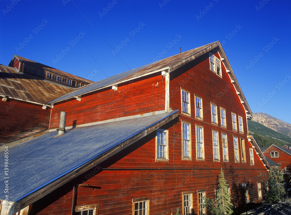 Cooper mill plant Kennecott, Wrangell-St. Elias National Park, Alaska Cooper mill plant Kennecott, Wrangell-St. Elias National Park, Alaska