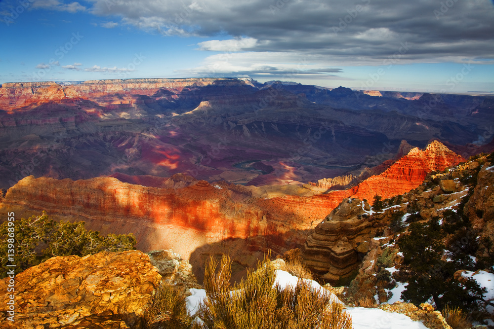 Winter, South Rim, Grand Canyon National Park, Arizona