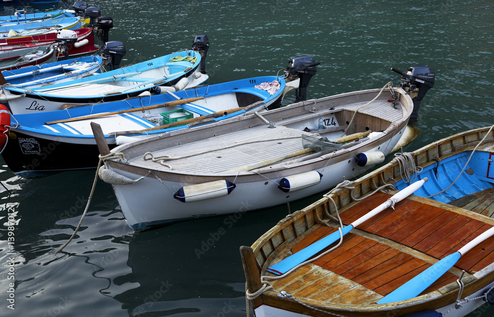 Boats, Vernazza, Cinque Terra, Italy
