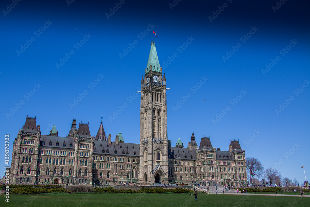 Parliament Building  neo-Gothic complex hosting Canada's legislature in Ottawa, Canada