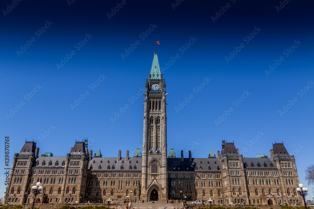 Parliament Building  neo-Gothic complex hosting Canada's legislature in Ottawa, Canada