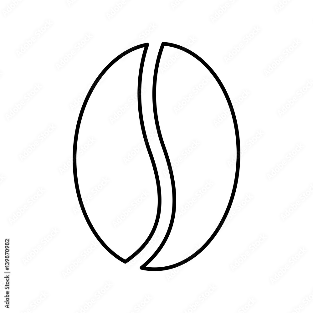 coffee grains isolated icon vector illustration design coffee grains isolated icon vector illustration design