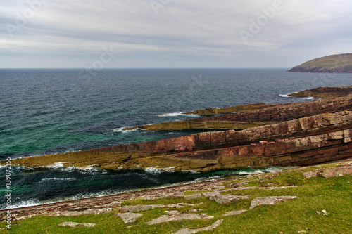 Rocks near Clachtoll Beach, Assynt, Sutherland photo