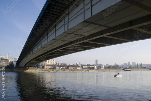 Bridge across the Danube river