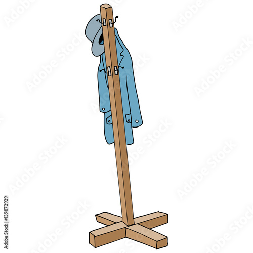 retro coat rack