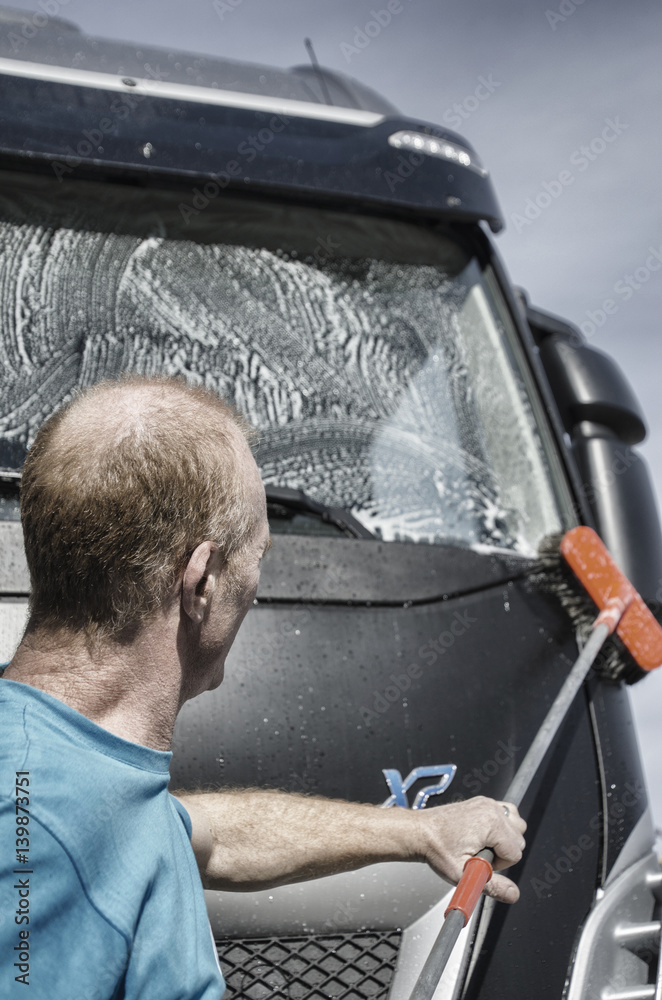Spazzola Camper Camion Spazzola Lavaggio Auto Con Manico Lungo - Foto 4
