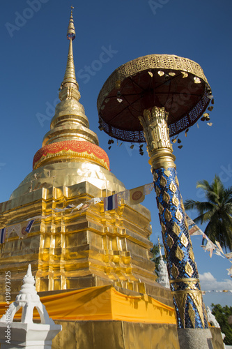 THAILAND LAMPANG WAT PONGSANUK TEMPLE photo