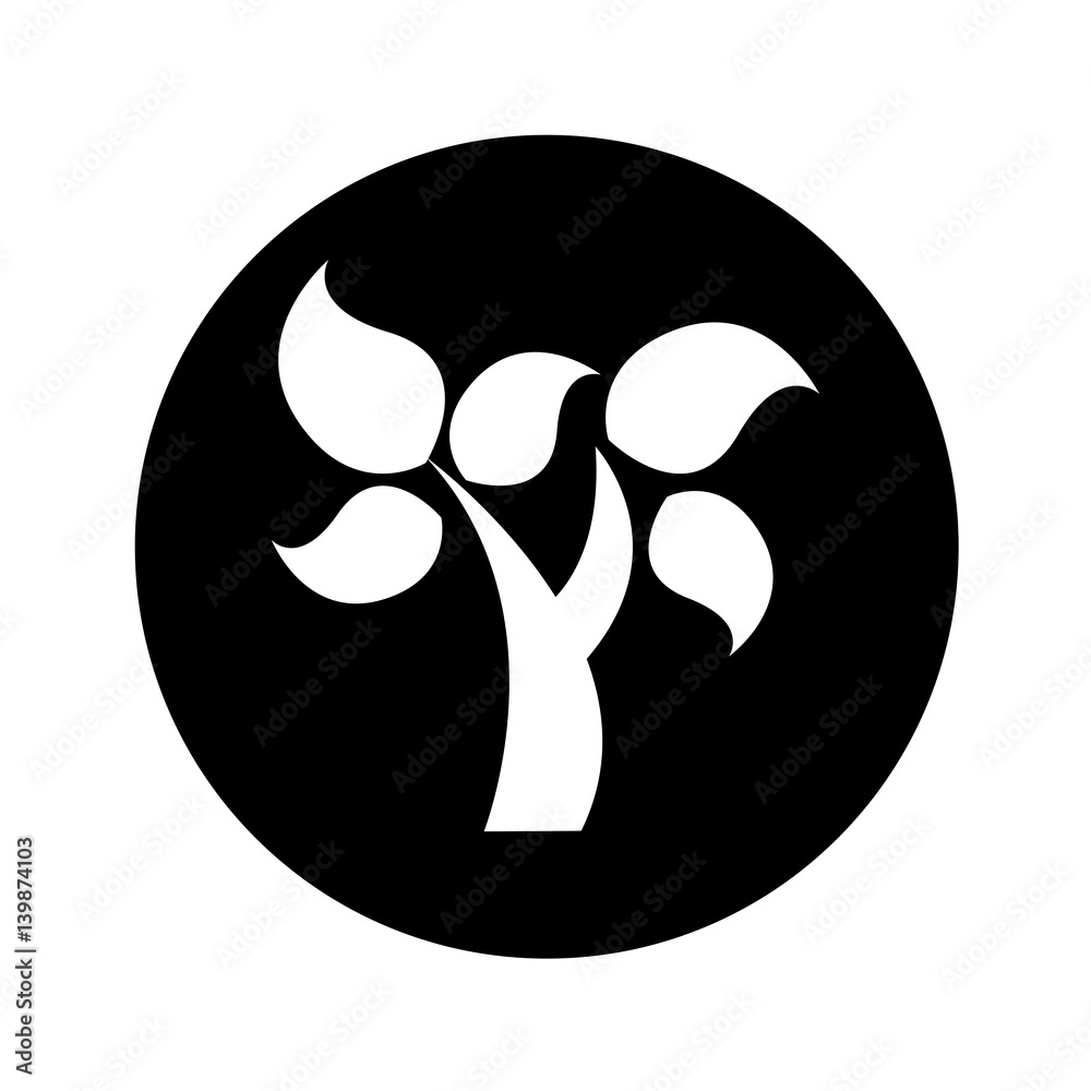 tree plant ecology symbol vector illustration design tree plant ecology symbol vector illustration design