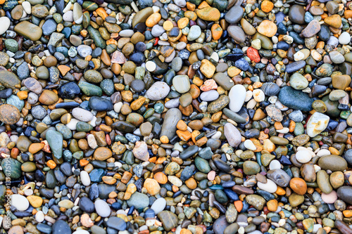 stones on the beach. stone background