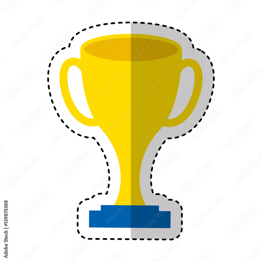 trophy winner isolated icon vector illustration design trophy winner isolated icon vector illustration design
