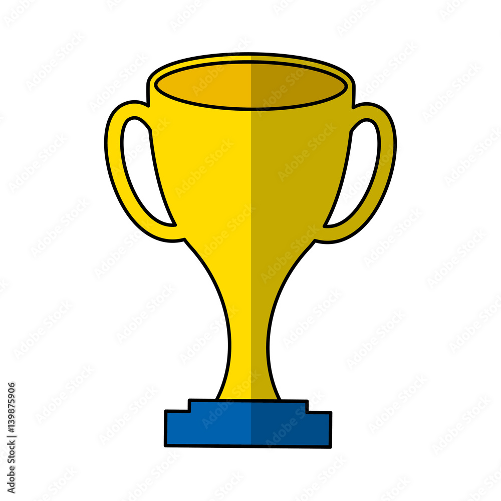 trophy winner isolated icon vector illustration design trophy winner isolated icon vector illustration design