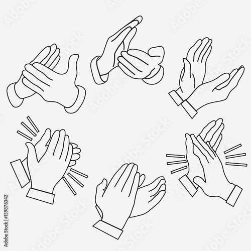 Applause, clapping hands
