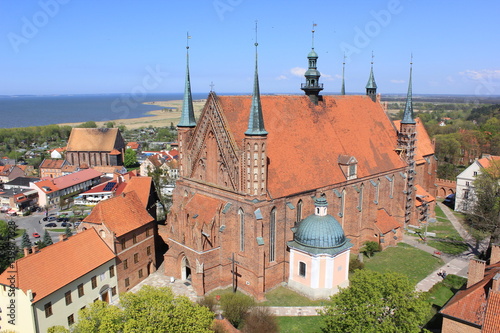 cathedral in frombork, north of poland