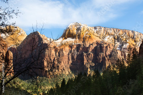 Zion National Park Mountain Peak