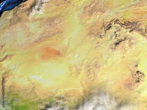 Sahara on Earth - visible ocean floor