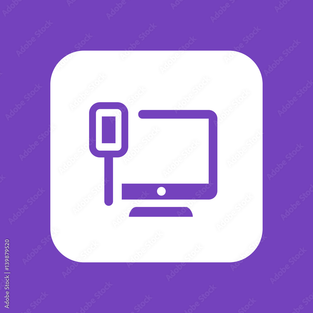 Modern Flat Icon - 10 Colors Included Modern Flat Icon - 10 Colors Included