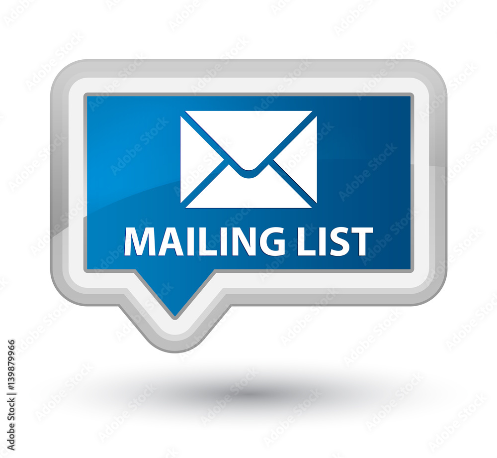 Mailing list prime blue banner button Mailing list prime blue banner button