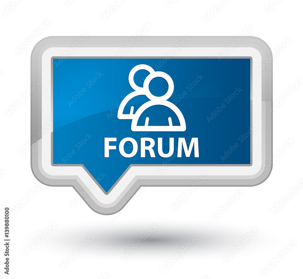 Forum (group icon) prime blue banner button Forum (group icon) prime blue banner button
