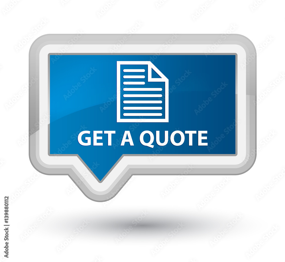 Get a quote (page icon) prime blue banner button Get a quote (page icon) prime blue banner button