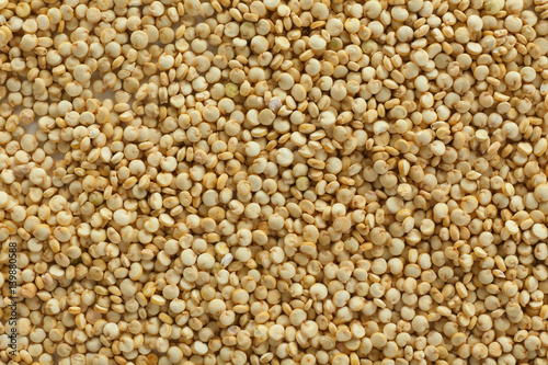 Organic quinoa seeds, closeup