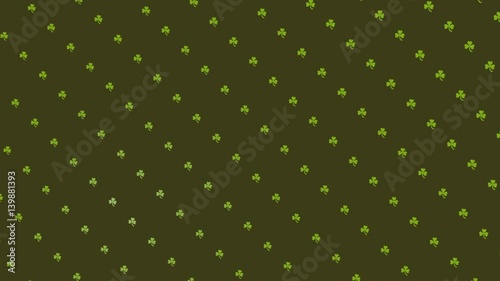 Saint Patricks Clover Seameless Animation Background  photo