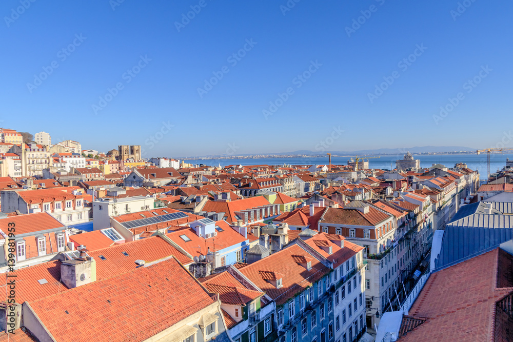 Vista da parte central da Lisboa