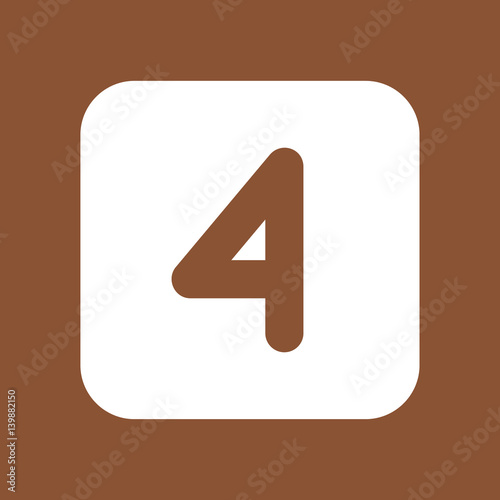 Modern Flat Icon - 10 Colors Included