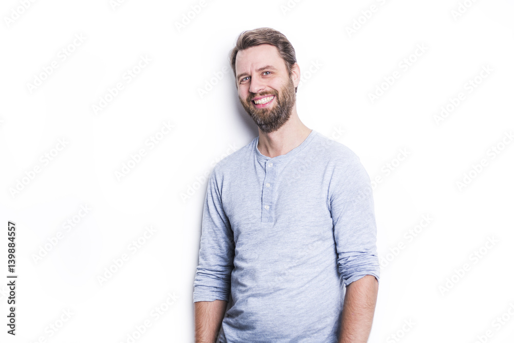 Fototapeta premium portrait of a man beard