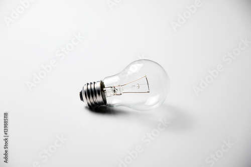 electric bulb on the table