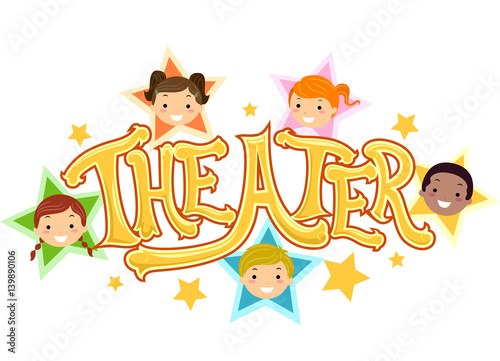Stickman Kids Theater Lettering