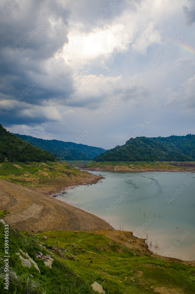 tropical water lake in Thailand